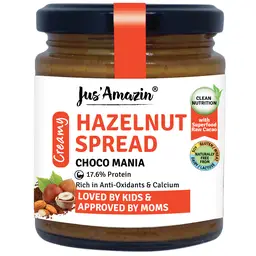 Jus Amazin - Hazelnut Spread - with Hazelnuts + Almonds + Cashews - for Reducing Weight Gain icon