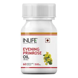 INLIFE - Evening Primrose Oil, Extra Virgin Cold Pressed, 500 mg - 60 Capsules icon