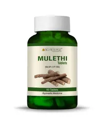 Bio Resurge - Mulethi Tablets - Respiratory & Digestive Disorders and Heartburn - 60 Tablets icon