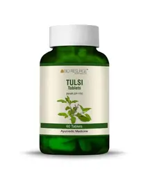 Bio Resurge - Tulsi Tablets - Boosts Immunity and Provides Relief in Cough & Cold - 60 tablets icon