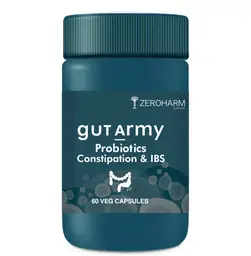 Zeroharm Probiotic-Ibs |Relief From Constipation,Fight Ibs/Ibd,Reduce Bloating & Acidity icon