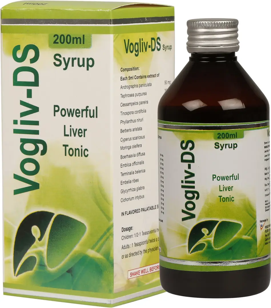 Vogue Wellness Vogliv DS Syrup for Healthy Liver and Improved Digestion - 200 ml