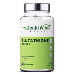 Health Veda Organics - Plant Based Glutathione Builder with Grape Seed Extract for Anti-aging & Antioxidant support (60 Capsules) icon