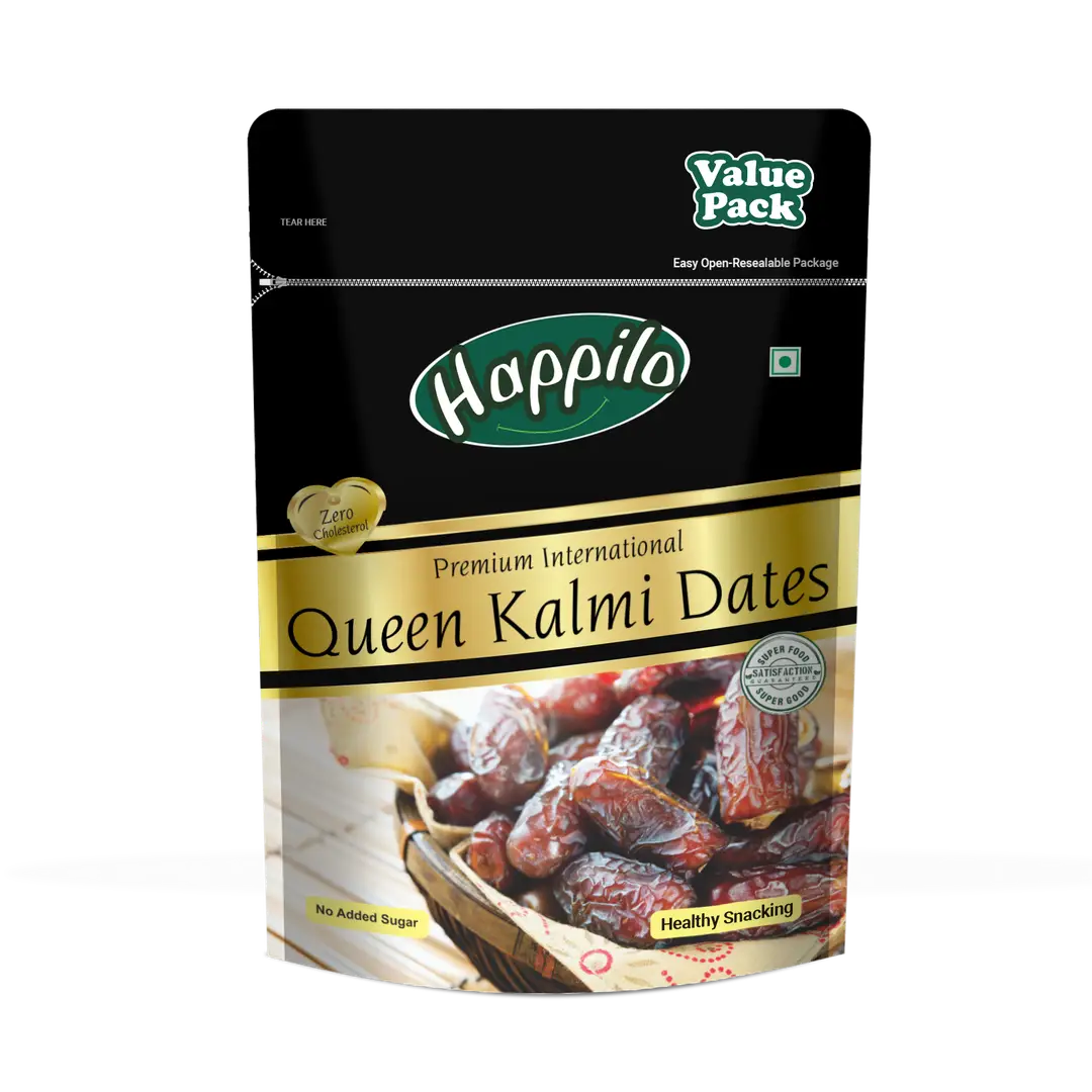 Happilo Premium International Queen Kalmi Dates - Queen Kalmi Dates (350 gm)
