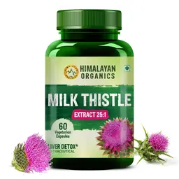 Himalayan Organics Milk Thistle Extract Detox with Silybum Marianum for Healthy Liver icon