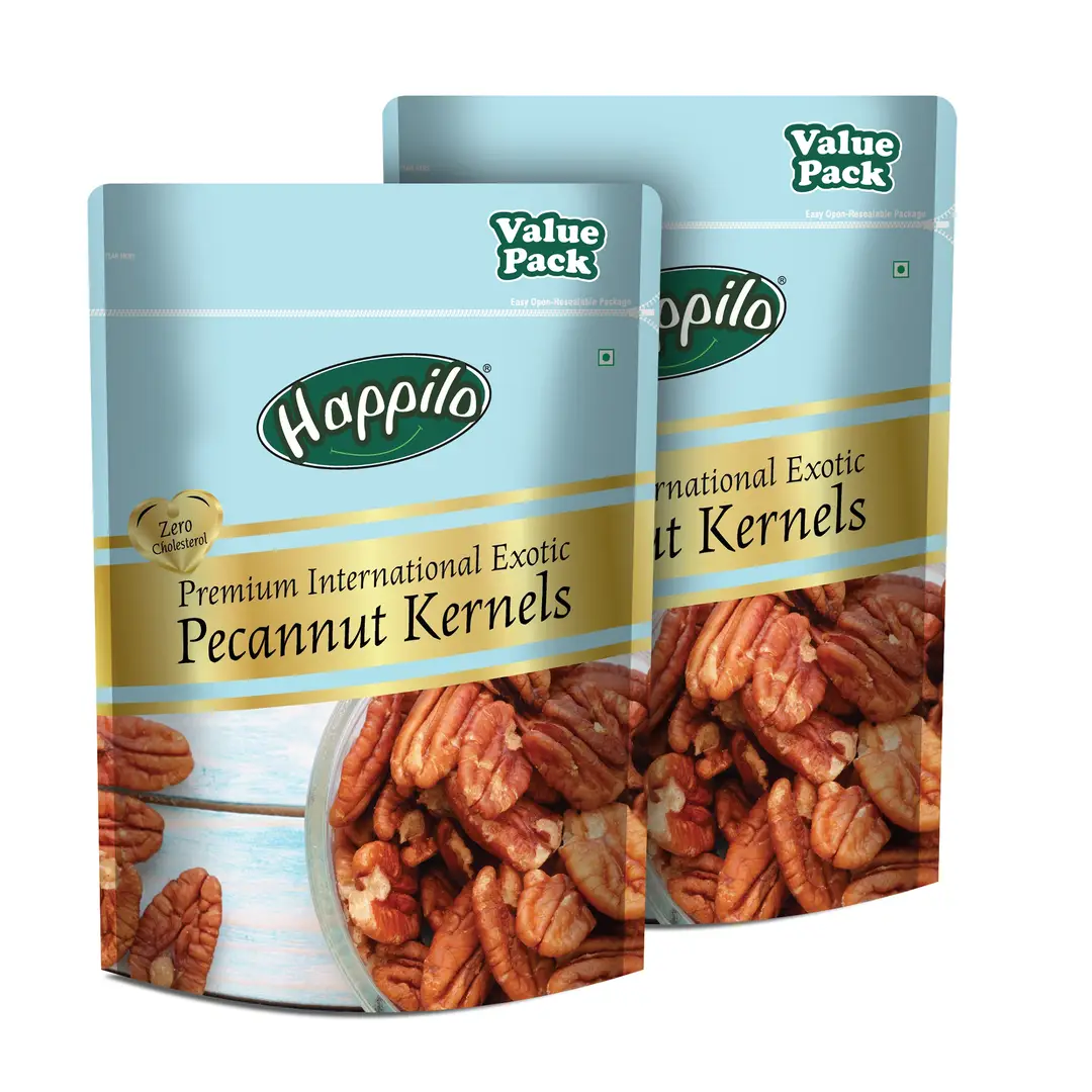 Happilo Premium International Exotic Pecannut Kernels - Pack of 2(300 gm)