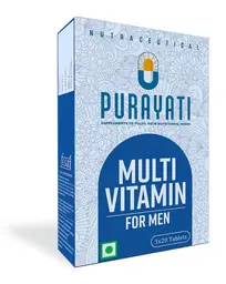 Purayati Multivitamin for Men | Support your overall health and wellness | 60 Tablets icon