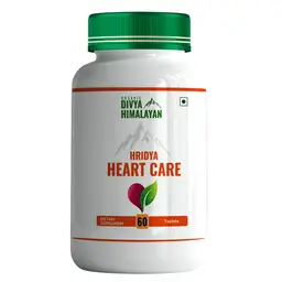 Divya Himalayan Hridya Heart Care with Arjuna, Guggul, Flaxseed, Grapeseed, Garlic And Coq10 for Improving Heart Health icon