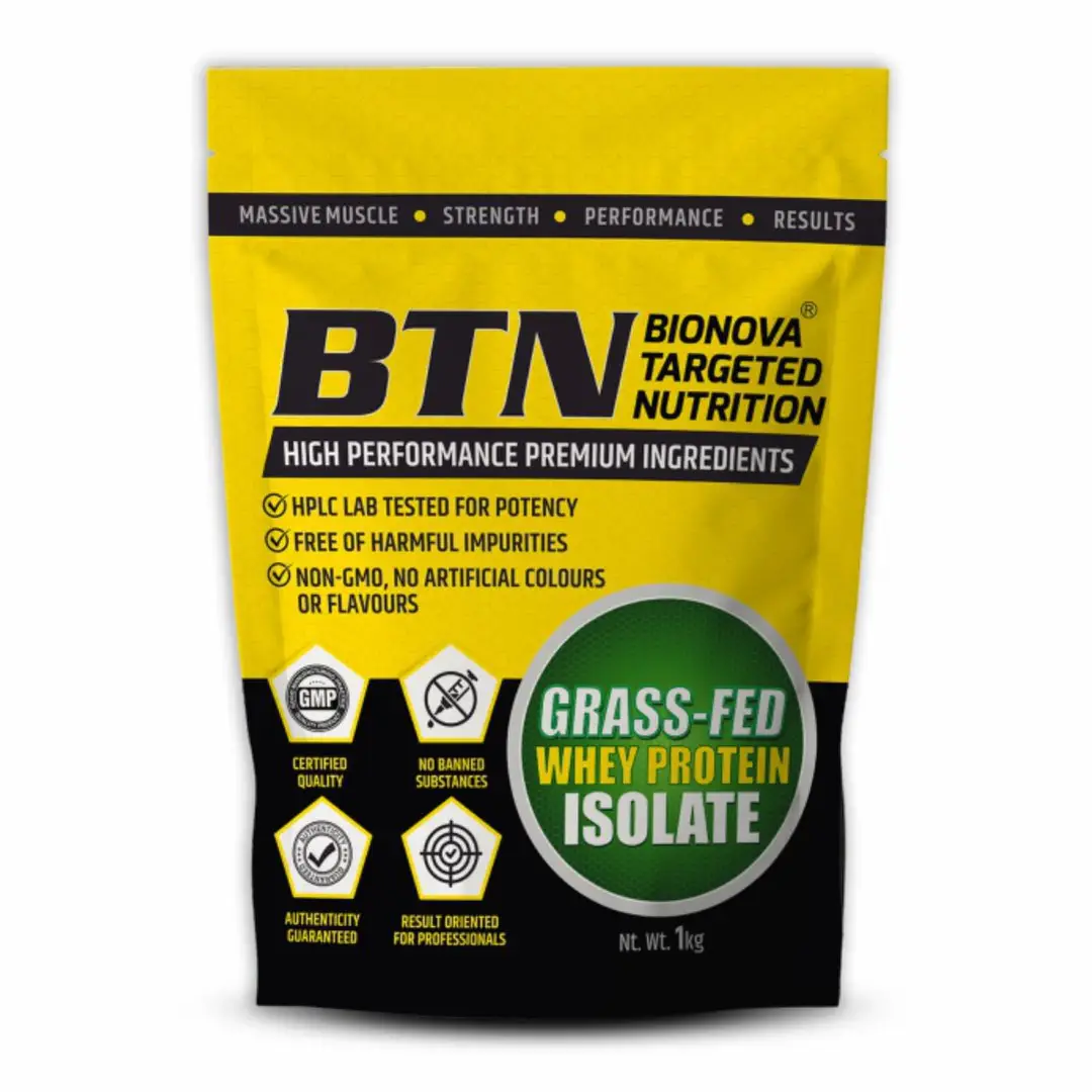 BTN Sports Grass Fed Whey Protein Isolate - 1 Kg