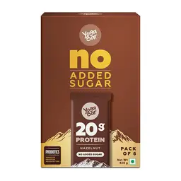 Yogabar No added sugar Hazelnut protein bars | Pack of 6 icon