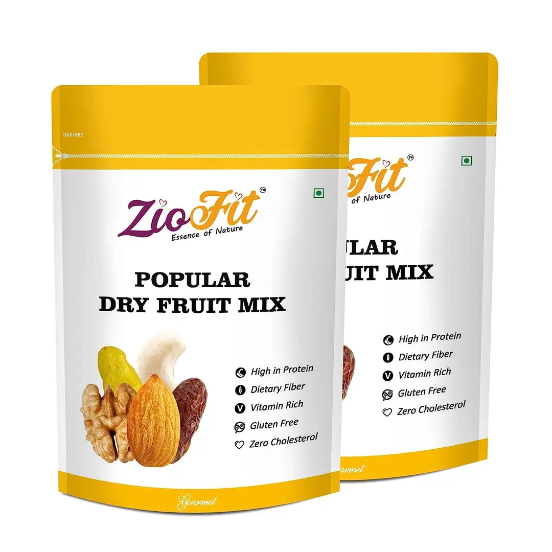 Ziofit Popular Dry Fruit Mix - Pack of 2(200 gm)
