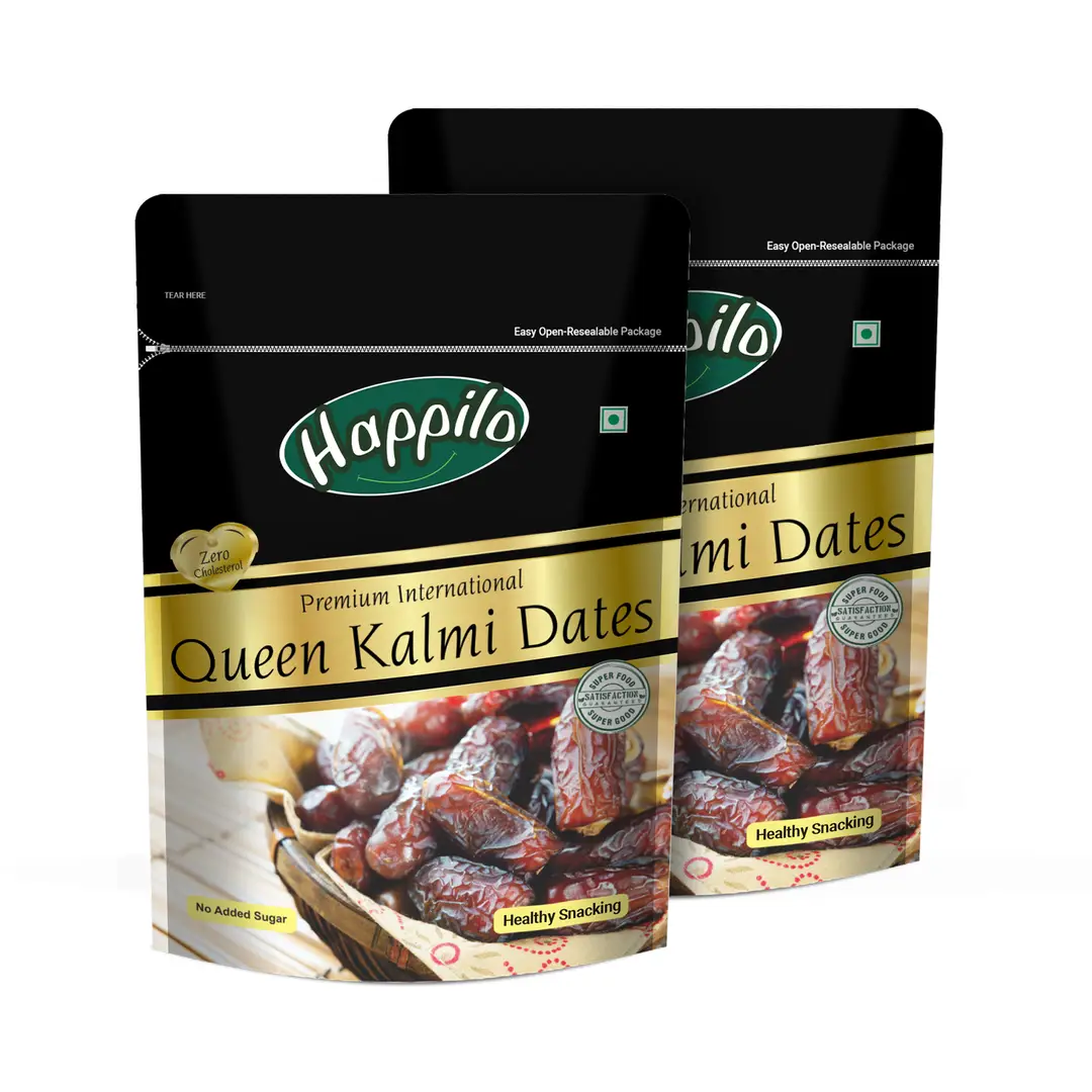 Happilo Premium International Queen Kalmi Dates - Queen Kalmi Dates (400 gm)