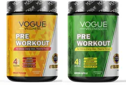 Vogue Wellness Pre-Workout Supplement for Energy & Endurance (Combo)