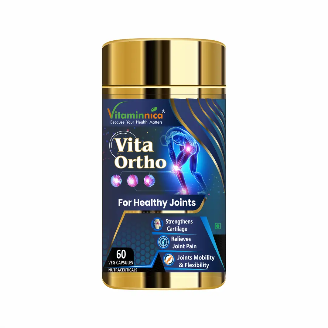 Vitaminnica - Vita Ortho Capsules For Healthy Joints | For Healthy Joints | - Pack of 1 (60 Capsules)