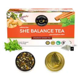 TEACURRY - PCOS PCOD Tea (1 Month Pack | 30 Tea Bags) - She Balance Tea with Diet Chart to help with Hormone, Period and Weight icon