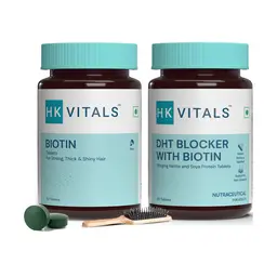 HealthKart HK Vitals Biotin (60 Tablets) and DHT Blocker with Biotin  (60 Tablets) for Hair Growth, Strong Hair and Glowing Skin  icon
