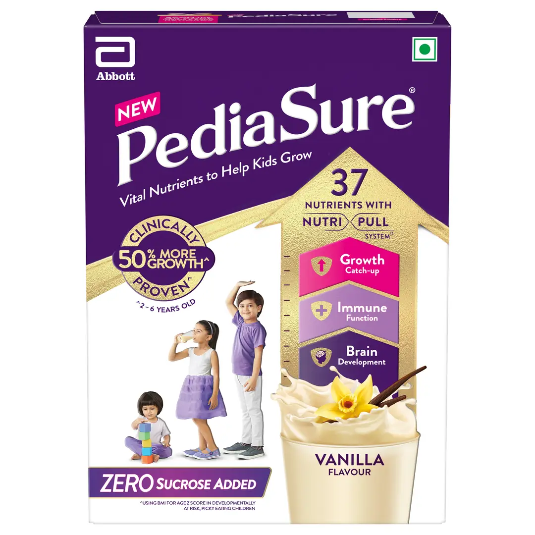PediaSure Zero Sucrose Health Drink for Brain and Immune Growth - Vanilla,400 gm