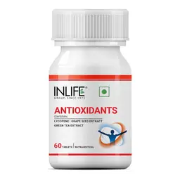 INLIFE - Antioxidants Supplements Lycopene,Grape Seed Extract,Green Tea Extract Immunity - 60 Tablets icon