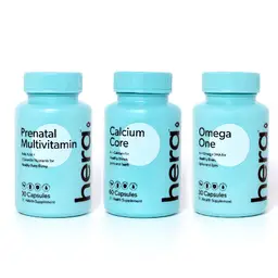 Hera - Pregnancy Care Bundle - Prenatal Multivitamin, Calcium Supplement and Omega 3 DHA Supplement icon