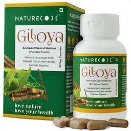 Nature Code Giloya Enhances Body Immunity And Overall Well - Being. 60 Veg. Capsules icon