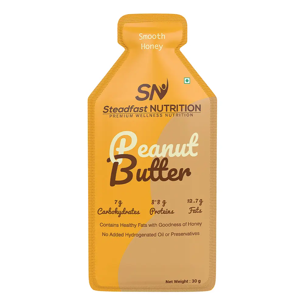 Steadfast Nutrition - Peanut Butter Honey Smooth - with Roasted Peanuts - for Weight Management - 30 gm
