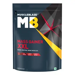 MuscleBlaze Mass Gainer XXL with Complex Carbs, Proteins and Digestive Enzymes for Lean Muscle Mass icon