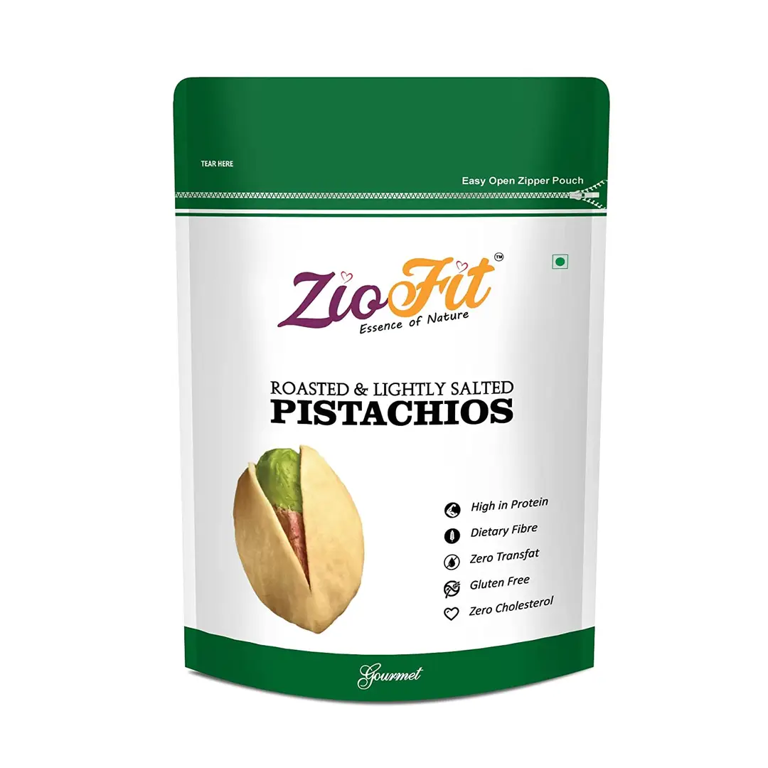 Ziofit Roasted & Lightly Salted Pistachios - 400 gm
