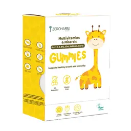 Zeroharm Multivitamin Gummies for Kids with Zinc, Iodine - Supports Healthy Growth & Immunity icon