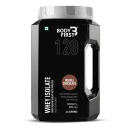 Bodyfirst Whey Isolate - Whey Protein Isolate With Protease, 64 Servings - Low carbohydratecontent, Premium Quality Protien,Aids in fat loss icon