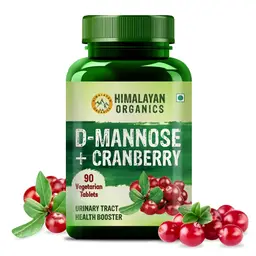 Himalayan Organics D-Mannose + Cranberry for Kidney Health & Urinary Tract Infection icon