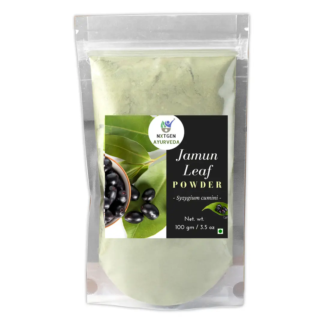 Nxtgen Ayurveda Jamun Leaves Powder for Supporting Healthy Blood Sugar Levels - 100 gm