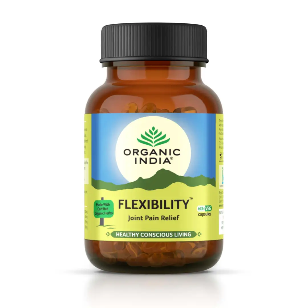 Organic India - Flexibility Capsules - Pack of 1 (60 Capsules)