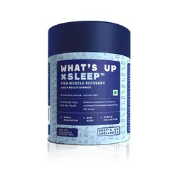 What's Up Sleep Gummy Muscle Recovery | 30 Gummies | Formulated with 5 mg Melatonin, Vitamin D2 & Tart Cherry | Helps You Sleep Soundly and Relieve Sore Muscles icon