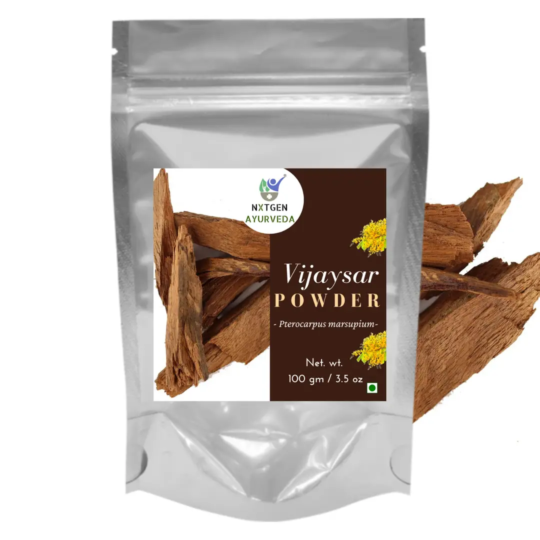 Nxtgen Ayurveda Vijaysar Powder for Lowering Blood Sugar Levels - 100 gm