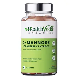 Health Veda Organics - D-Mannose + Cranberry Extract for Kidney Health and Urinary Tract Infection icon