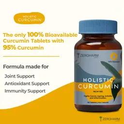 Zeroharm - Holistic Curcumin with Piperine for joint, immunity and antioxidant support icon