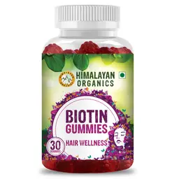 Himalayan Organics Biotin Gummies for Hair, Skin & Nails icon