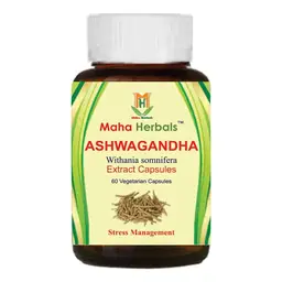 Maha Herbals -  Ashwagandha Extract Capsules - With Withania somnifera - For Symptoms Of Anxiety And Depression icon