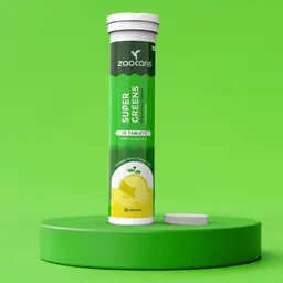 Zaocare - Supergreen Effervescent Tablets For Tummy Fat Burn & Gut Detox | 100% Vegan icon