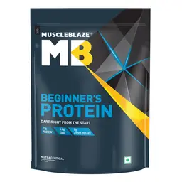 MuscleBlaze -  Beginner's Whey Protein _ with Skimmed Milk Powder, Whey Protein Concentrate - for Faster Muscle Recovery and Improved Strength icon