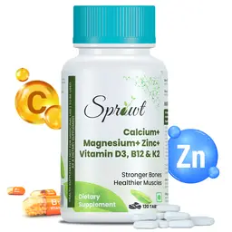 Sprowt Calcium Magnesium Zinc Vitamin D3 & B12 for Bone Health icon