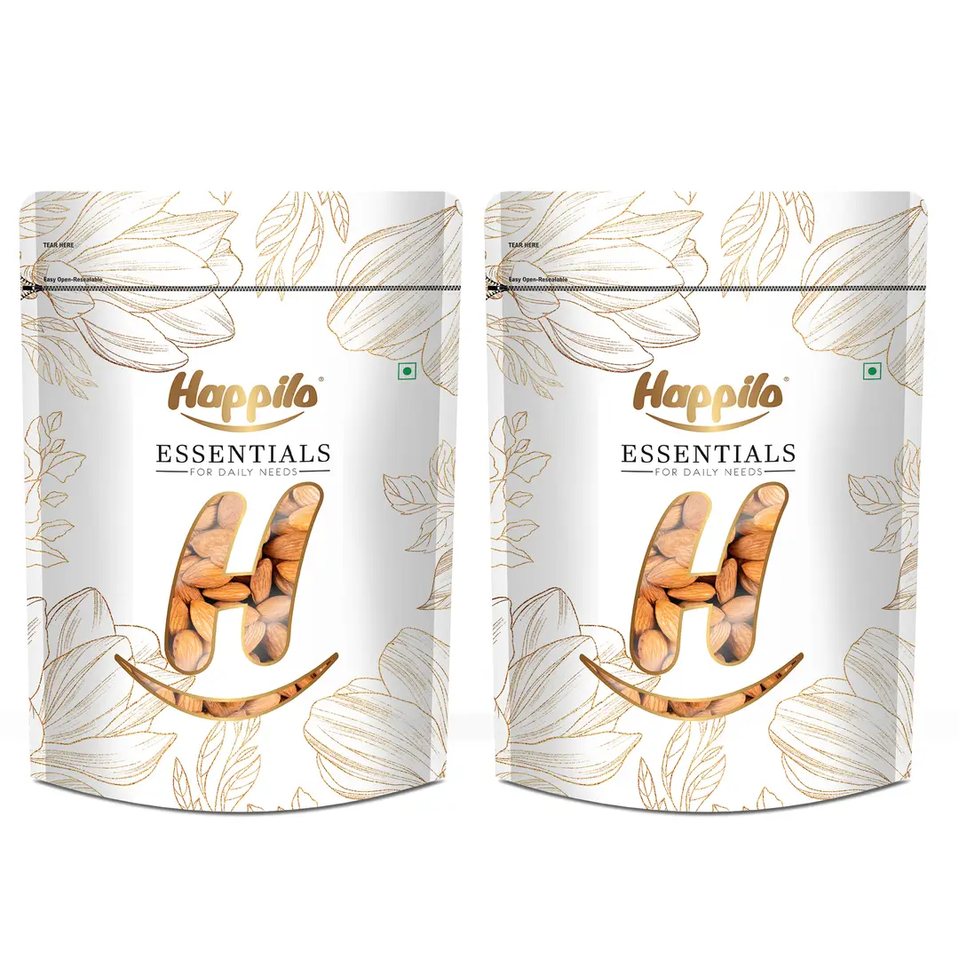 Happilo Essentials Californian Popular Almond - Pack of 2 (2000 gm)