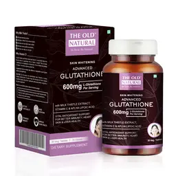 The Old Natural Advance Glutathione with Vitamin C & E, Biotin, Grape Seed Extract & Alpha Lipoic Acid, Antioxidant Support, for Skin Glow and Hydration, 30 Veg Tablets icon
