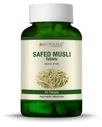 Bio Resurge - Safed Musli Tablets - Increase energy & stamina in Men & Women body - 60 tablets icon