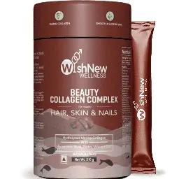 Wishnew Wellness Beauty Collagen Complex with Hyalronic Acid Biotin for Healthy Hair, Skin and Nails icon