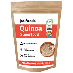 Jus Amazin -  Organic Quinoa - with 100% Organic Quinoa - for High Protein, Rich in Dietary Fiber and Omega-3 icon