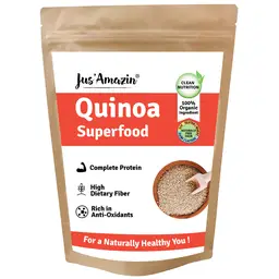 Jus Amazin - Organic Quinoa - with 100% Organic Quinoa - for High Protein, Rich in Dietary Fiber and Omega-3 icon