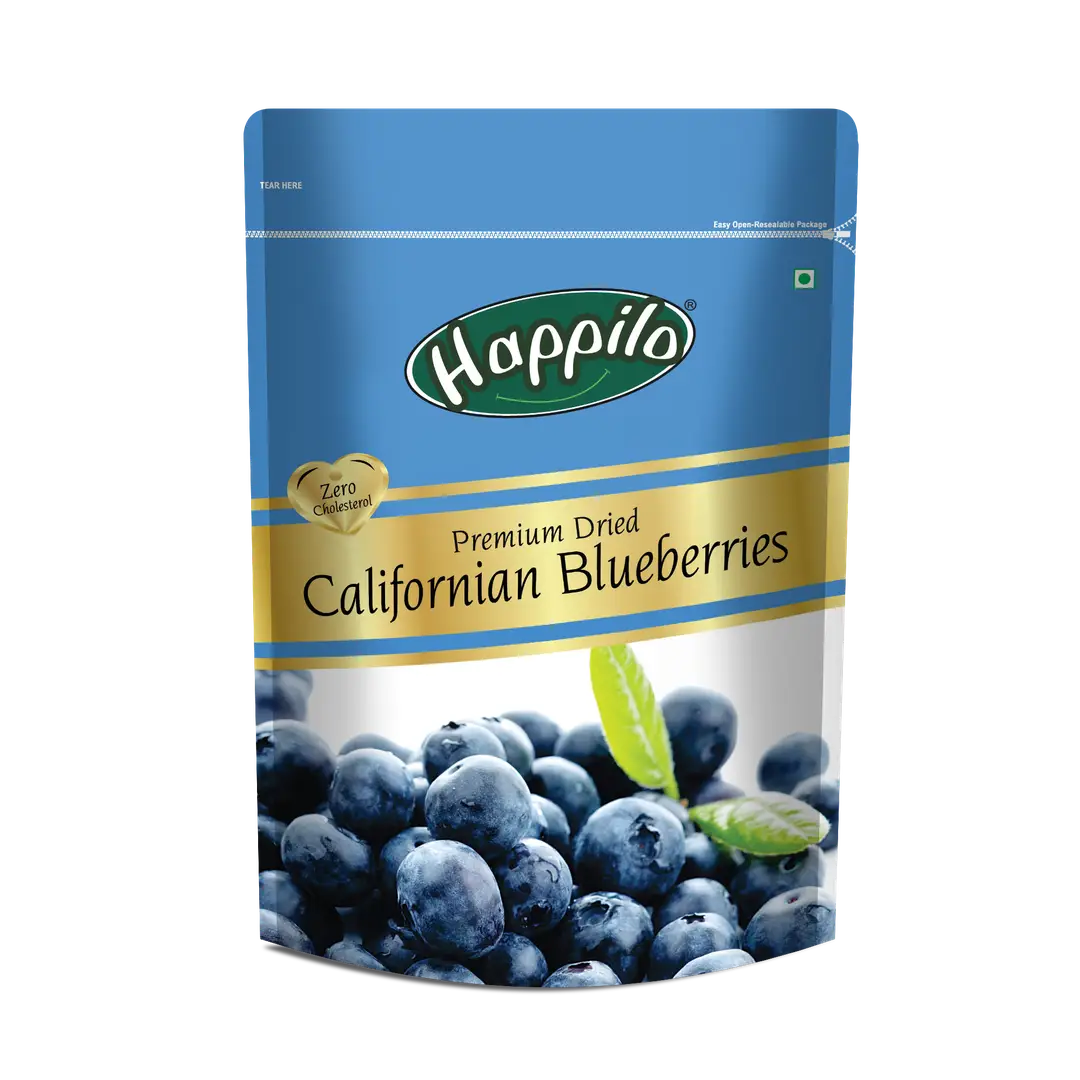 Happilo Premium Dried Californian Blueberries - Pack of 1 (150 gm)