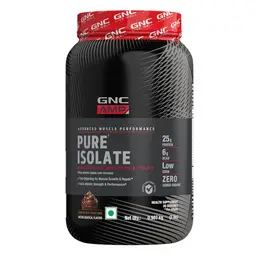 GNC Ind Amp Isolate low carb chocolate | Builds Lean Muscles | Speeds Up Recovery | Increases Strength icon