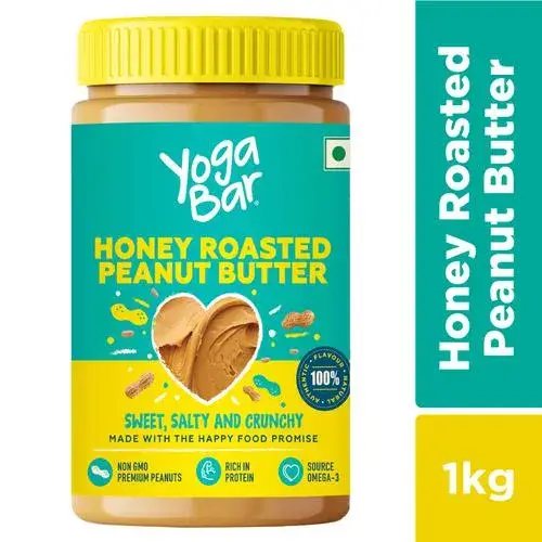 Yogabar Honey Roasted Peanut Butter - 1000 gm